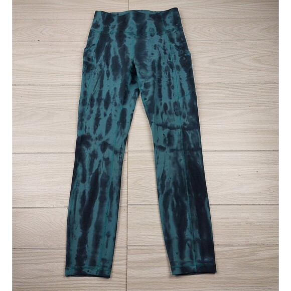 lululemon athletica Pants - Lululemon Invigorate High-Rise Tight 25" Size 4 Shibori Tie Dye Leggings Pockets